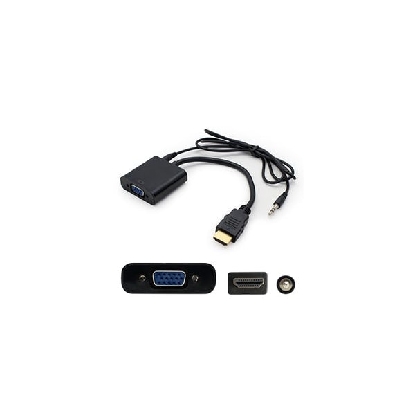Add-On Addon 5 Pack Of Hdmi Male To Vga Female Black Adapter HDMI2VGAA-5PK - main